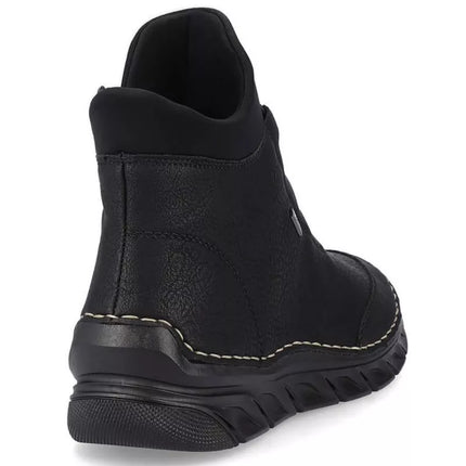 Women's insulated black ankle boots Rieker 55069-00