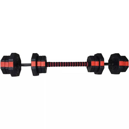 ENERO FIT ADJUSTABLE TRAINING DUMBBELLS 2x10KG WITH BARBELL FUNCTION