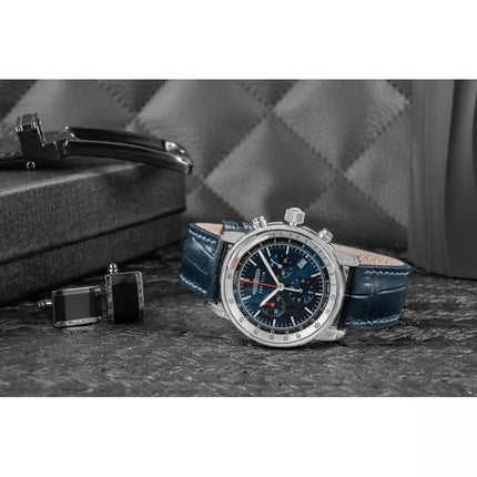 Men's Watch ZEPPELIN LZ14 Marine Chronograph 8888-3 + BOX
