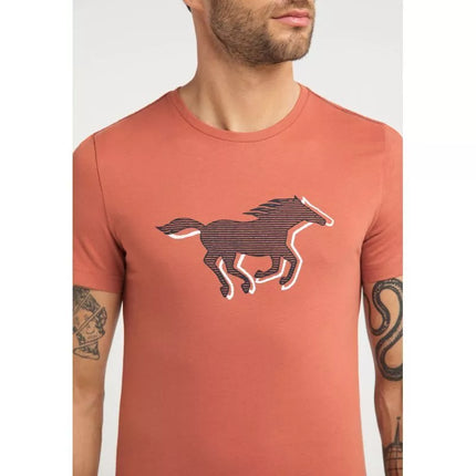 Mustang Aaron C Spausdinta Marškinėliai M 1009522 7103