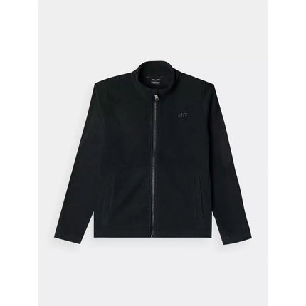 Regular fleece with stand-up collar for boys 4F Junior 4FJWMM00TFLEM245-20S