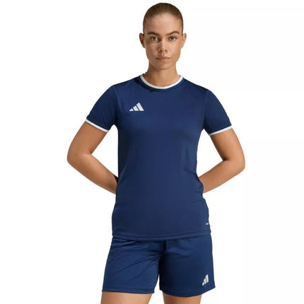 adidas Entrada 26 Jersey Tamsiai Mėlyni JZ2500 Moteriški Marškinėliai