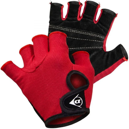 DUNLOP SENIOR RL CYCLING GLOVES - RED