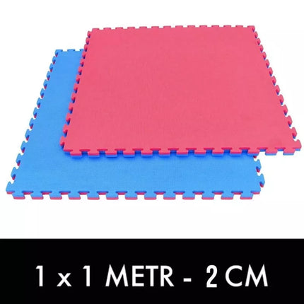 Mankštos kilimėlis su saugos sertifikatu - Dėlionės tipo 1x1m Tatamis 2 cm