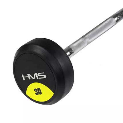 Gumu padengtas štangos/lenktas strypas 30 kg HMS GSL-30