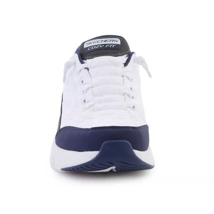 Skechers Slip-ins: Kontūrinis putplastis - Jaukus prigludimas 232619-WNV Balti/Tamsiai mėlyni