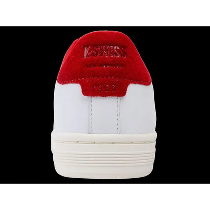 K-swiss LOZAN KLUB LTH WHITE/MARS RED/SNOW WHITE-M sneakers (07263-113-M)