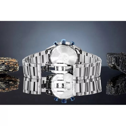Men's Watch Giewont Chronograph Sapphire Silver Blue GW9140-B3
