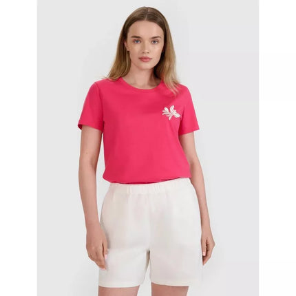 Women's regular printed T-shirt 4F 4FRSS25TTSHF2693-54S