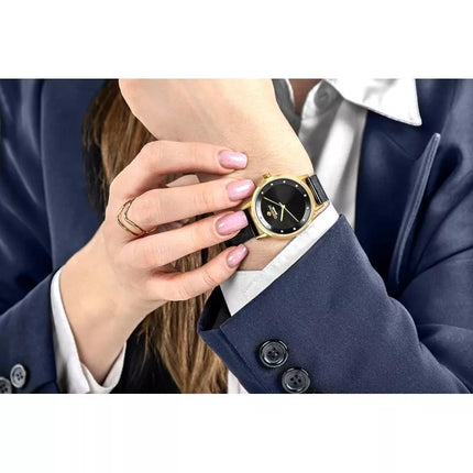 Giewont Sapphire Gold Black Women's Watch GW4130-B4