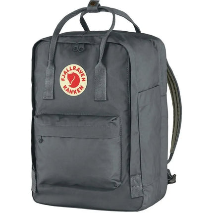 Kuprinė nešiojamam kompiuteriui Fjällräven Kanken 15", kelioninė kuprinė, pilka, poliamidas, polipropilenas (PP), vinilas