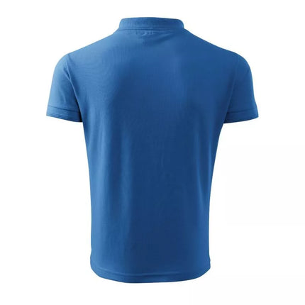 Malfini Pique Polo M MLI-20314 polo marškinėliai (žydros spalvos)