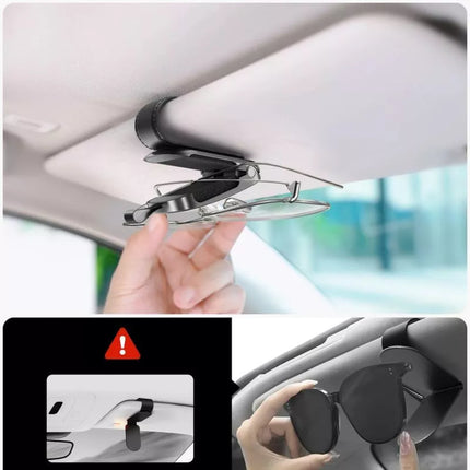 Joyroom JR-ZS511 Laikiklis ant automobilio skydelio nuo saulės su magnetiniu spaustuku – juodas