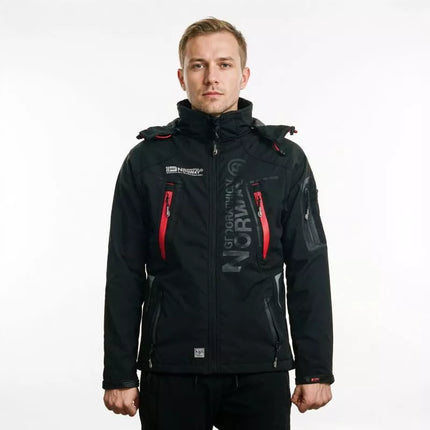 Geographical Norway Techno Softshell M WU6068-GN-BLACK striukė