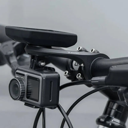 Wozinsky WUG-01B dviračio laikiklis Garmin kompiuteriui, vairui, kamerai, žibintuvėliui - juodas