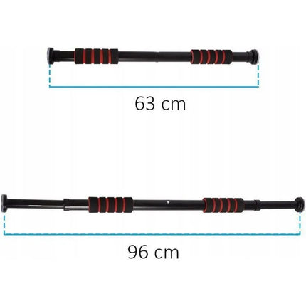 Reguliuojamas prailginimo strypas 63-96cm XQMAX juodas