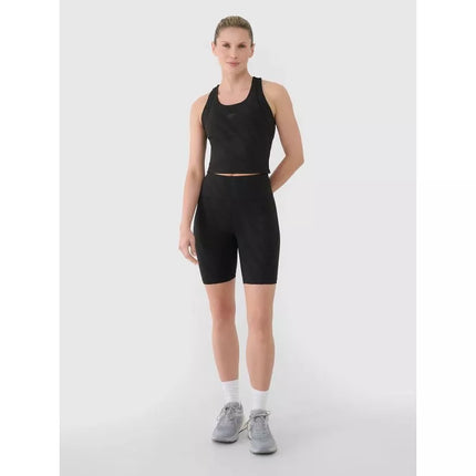 Women's quick-drying training crop top 4F 4FWSS25TFSLF413-20S
