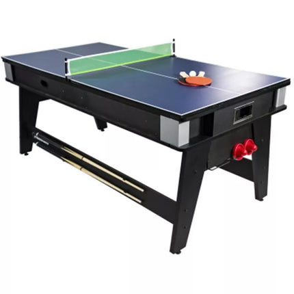 4-IN-1 DAUGIAFUNKCINIS STALAS: BILIARDO, STALO TENISO, VALGOMOJO STALO 189x94,1x81,3CM ENERO