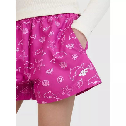 Girls' boardshorts 4F 4FJRSS25UBDSF179-90A