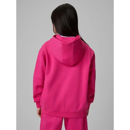 Girls' loose sweatshirt with hood 4F 4FJRSS26TSWSF2715-54S