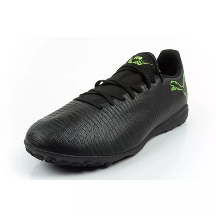 Puma men's sports shoes Future 8 Play TT turf football shoes black green