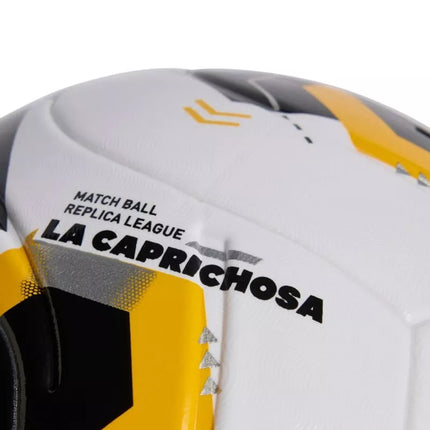 adidas Sacramento Kings League Soccer Ball White, Black, and Yellow KE8229