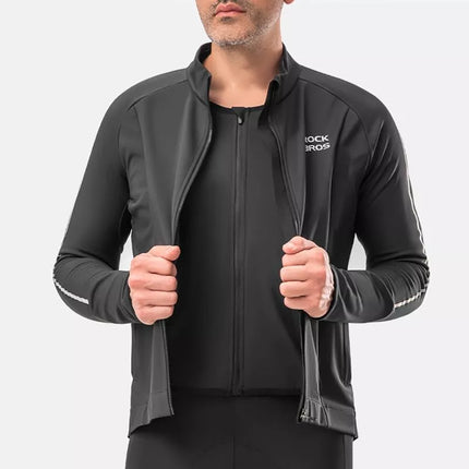 Rockbros Fall/Winter Long Sleeve Cycling Jacket S - Black