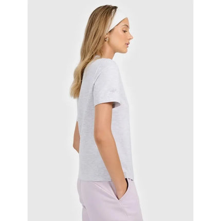 Women's regular plain T-shirt 4F 4FRMM00TTSHF3617-27M