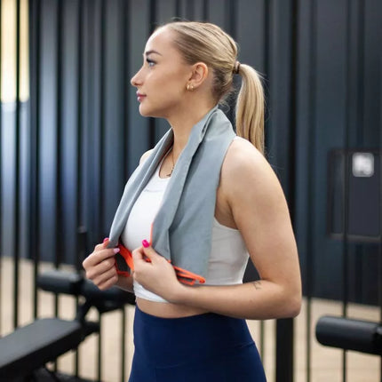 Meteor rankšluostis L 80 x 130 cm pilkas 31556