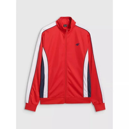 Men's zip-up sweatshirt without hood 4F 4FRAW25TSWSM2459-62S