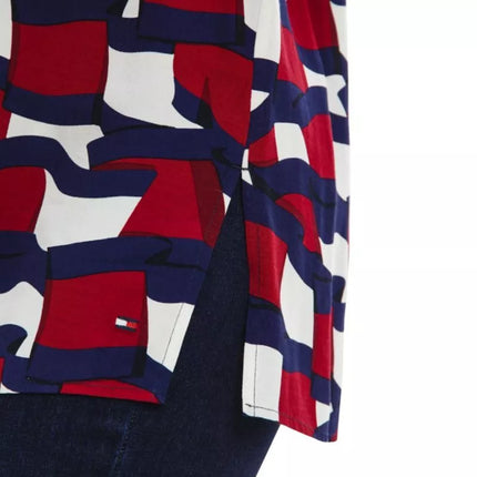 Tommy Hilfiger Viskozės moteriški marškiniai WW0WW31447