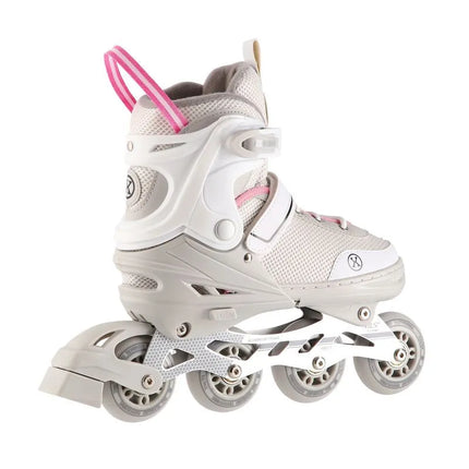 NH18188A 2in1 GREY-PINK SIZE S(29-33) ROLLER SKATING WITH HOCKEY SLIDE NILS EXTREME