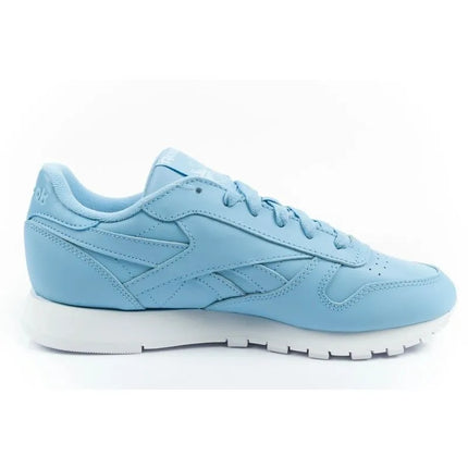 Reebok women's sports shoes Classic sneakers blue fashionable leather