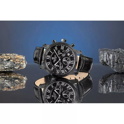 Men's Watch Giewont Chronograph Sapphire Black GW6260-A3