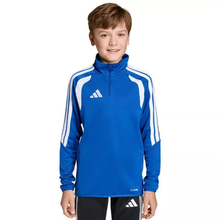 adidas Tiro 26 Lygos treniruočių džemperis berniukams/mergaitėms, mėlynas ir baltas JY7162