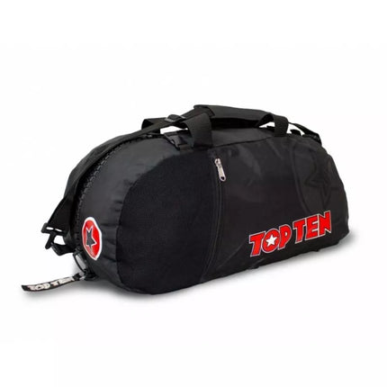 TOP TEN sportinis krepšys su kuprinės funkcija 55 x 29 x 27 cm TOR-P6A juodas (Kainos pakeitimas)