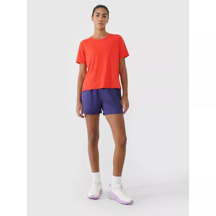 Women's oversize quick-drying training T-shirt 4F 4FRSS25TFTSF1236-62S