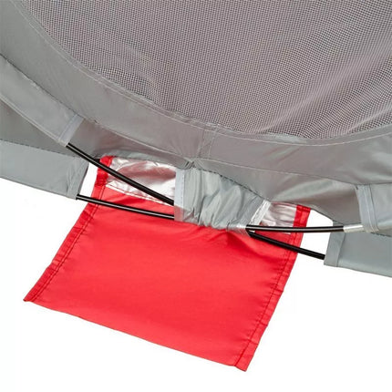 NILS CAMP NC3142 Self-Placing Beach Tent Red-Gray