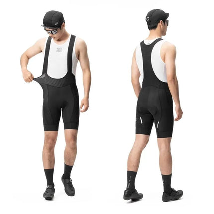 Rockbros YDDK009 Men's Cycling Bib Shorts with Pad Size L - Black