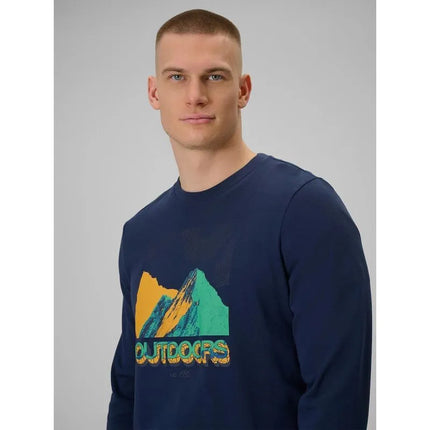 Longsleeve with print for men 4F 4FRAW25TLONM618-31S