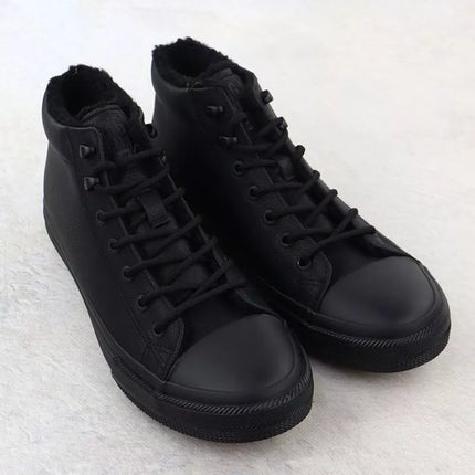 Men's black insulated high-top sneakers Big Star OO174607
