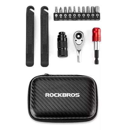 Rockbros 43210049001 dviračio remonto komplektas - juodas