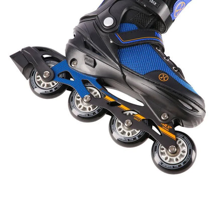 NH18188A 2in1 BLACK-ORANGE SIZE S(29-33) ROLLER SKATING WITH HOCKEY SLEEVE NILS EXTREME