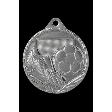Silver steel medal - Football