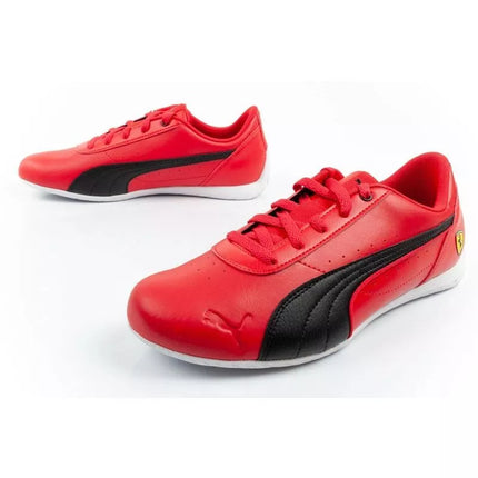 Puma men's sports shoes Ferrari Neo Cat Rosso Corsa fashionable comfortable red