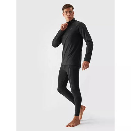 Vyriški termo apatiniai 4FWARM STRETCH su 1/2 užtrauktuku 4F 4FWAW24UBRUM076-20S