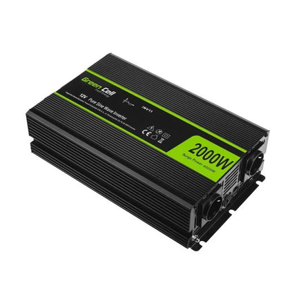 GREEN CELL INVERTER INV11 12V-230V 2000W/4000W PURE SINE WAVE