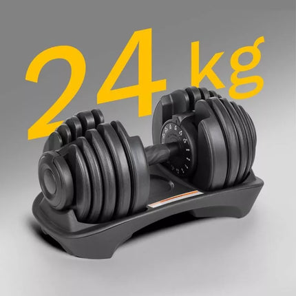 Cast iron adjustable dumbbell 24 kg REBEL ACTIVE