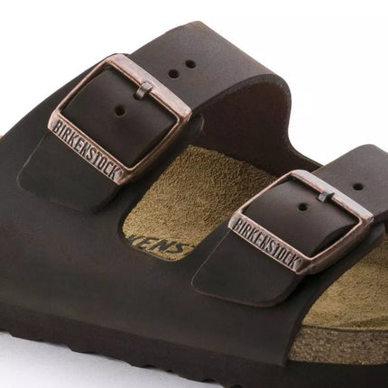 Birkenstock Arizona Nubuk Habana Siauri Rudi Moteriški/Vyriški Šlepetės (52533)