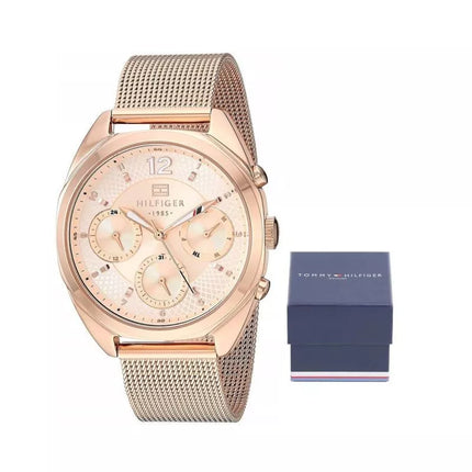 Tommy Hilfiger madingas vandeniui atsparus moteriškas laikrodis - 1781896